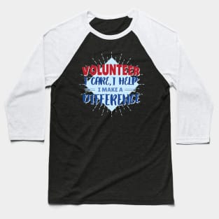 Volunteer Lettering Baseball T-Shirt